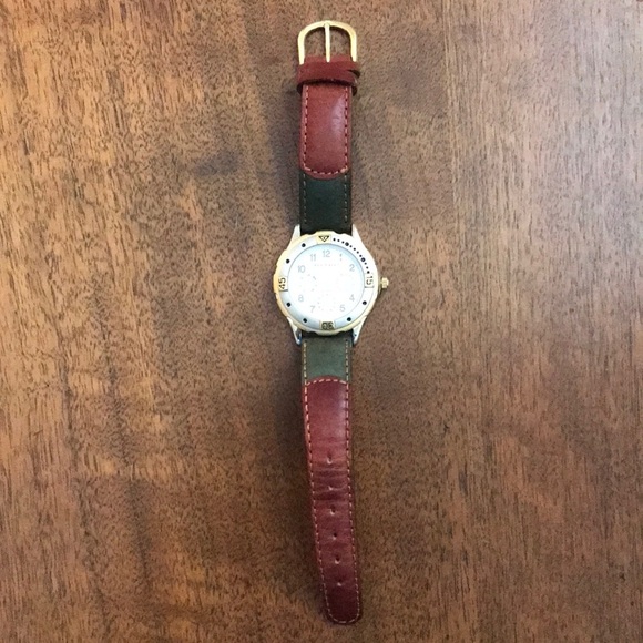 Izod Club Unisex with Genuine Leather Band